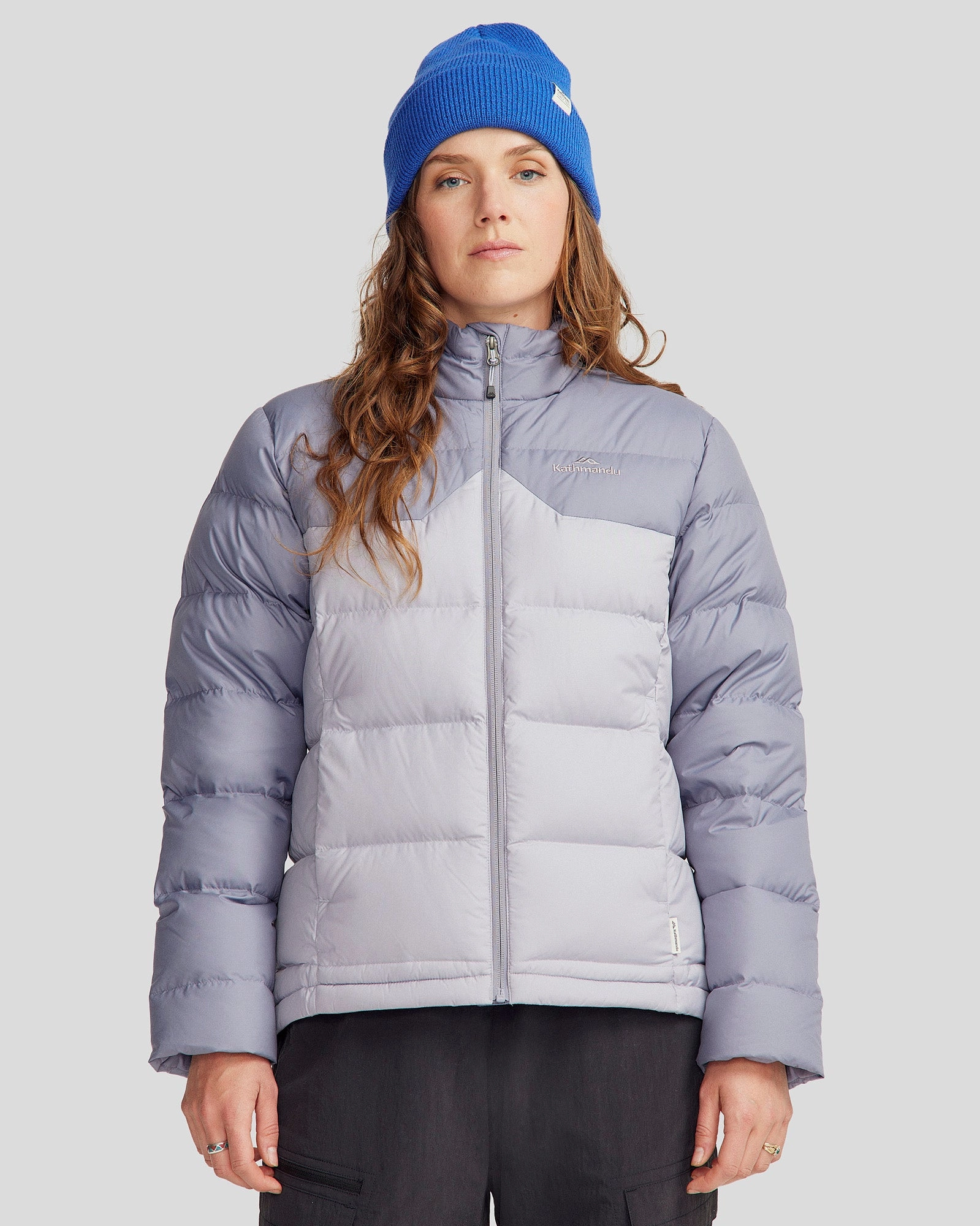 Ventilation System Women's Epiq Down Jacket - Dark Haze/Light Haze