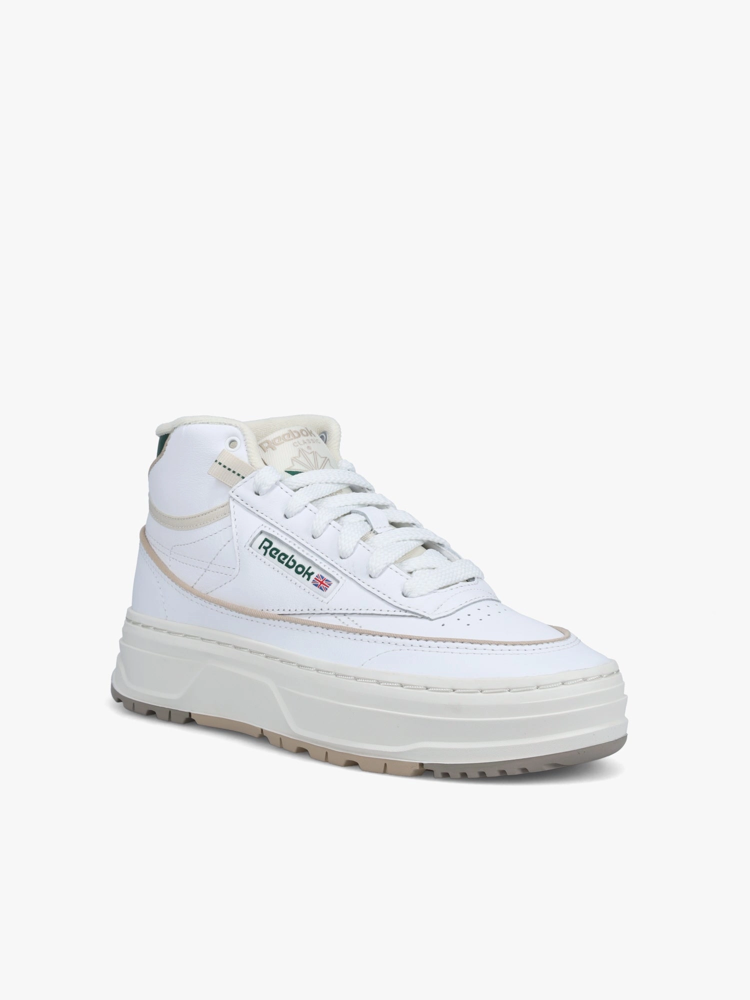 Performance Sole Club C Geo Mid White