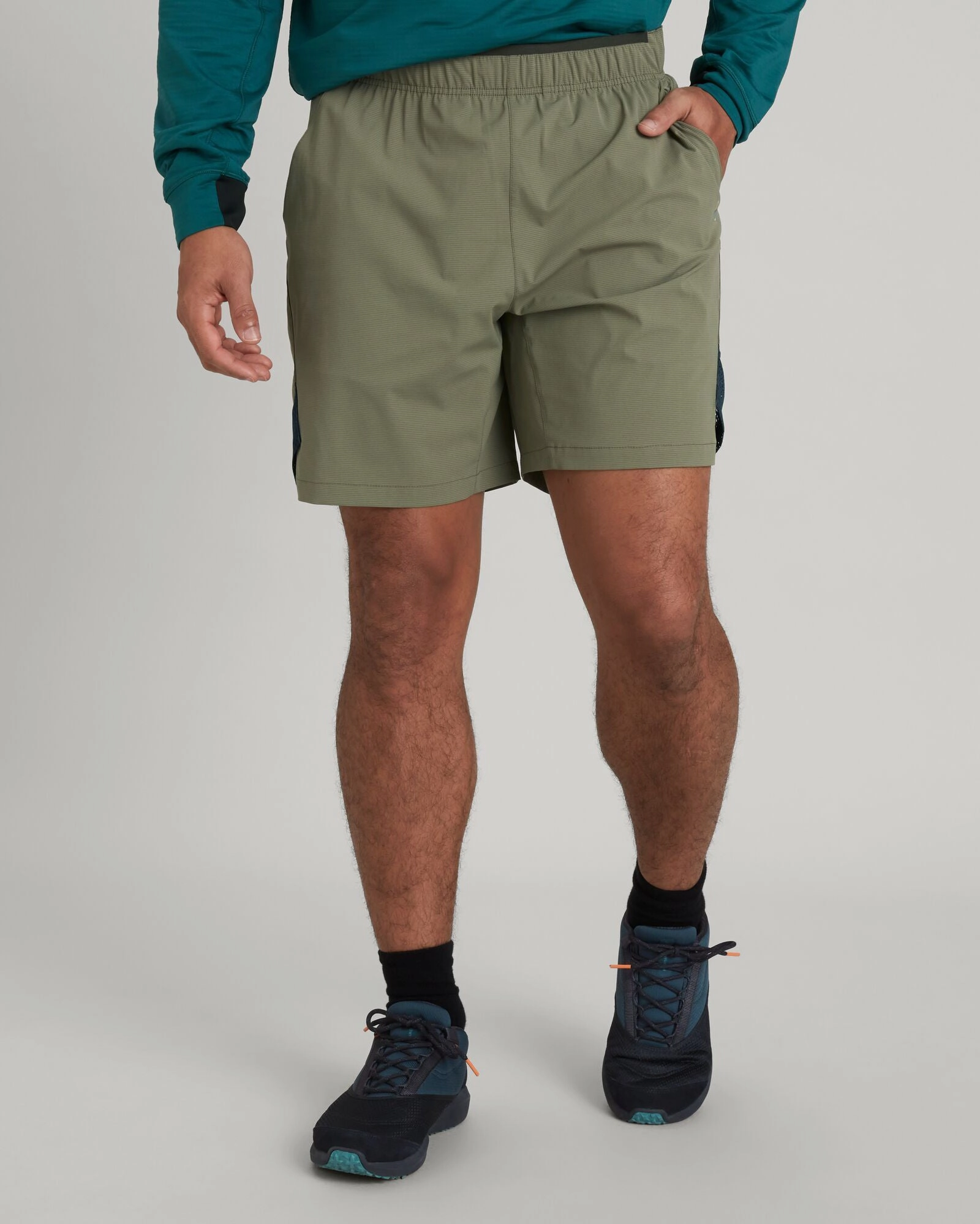 Stain Resistant Treatment Men's WELL.DER.NESS? Energy 7" Shorts - Beech