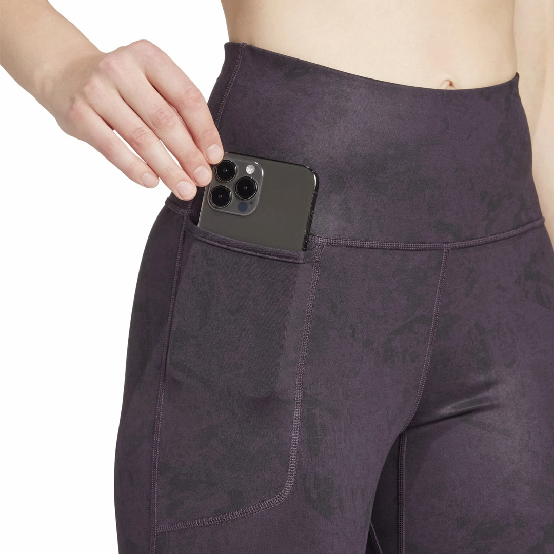 adidas - Women's Terrex All Over Print Leggings (IW9293) Cuffed hem