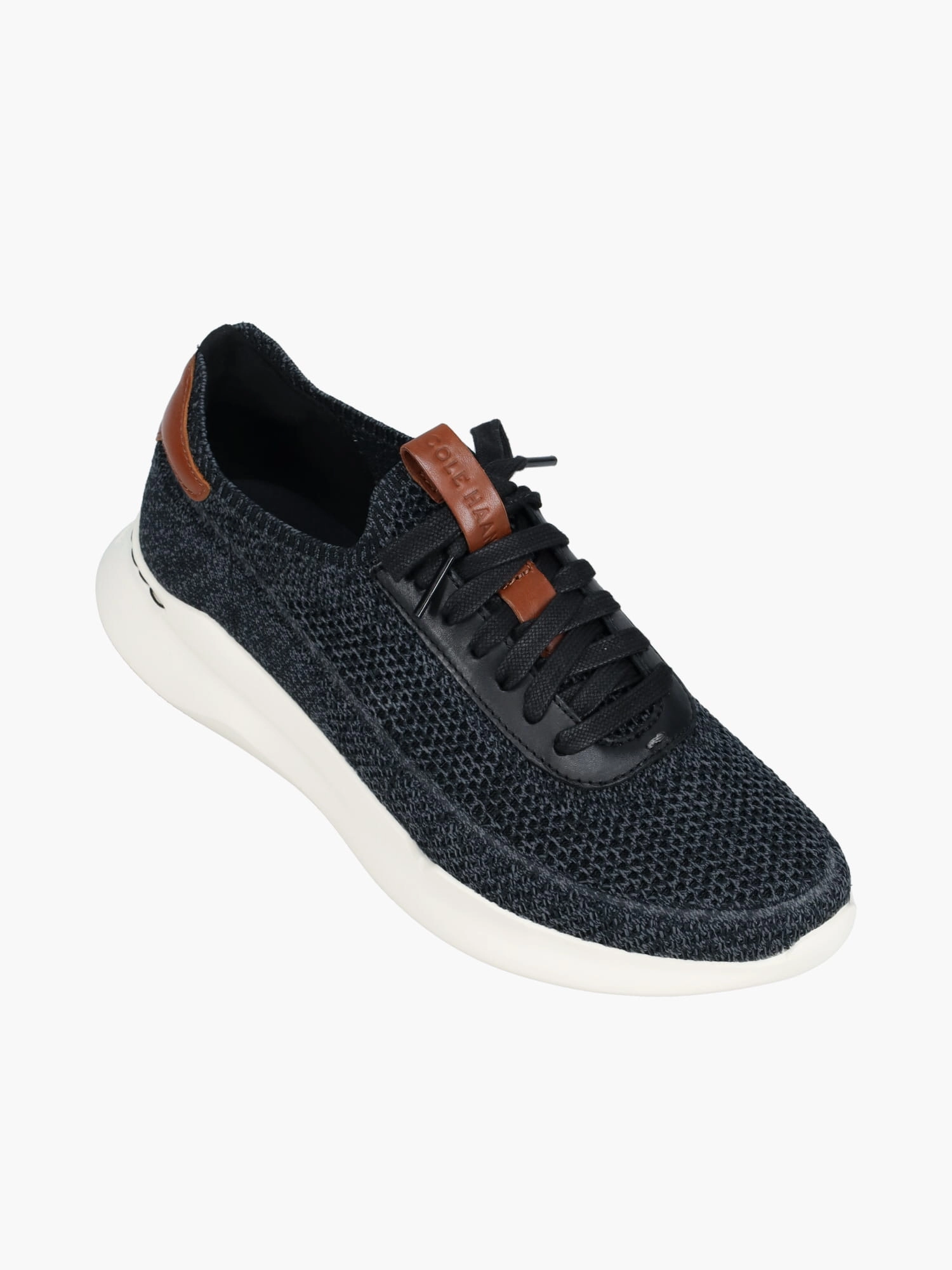 Grand Crosscourt Stitchlite Blk Knit Lea Seamless Uppers