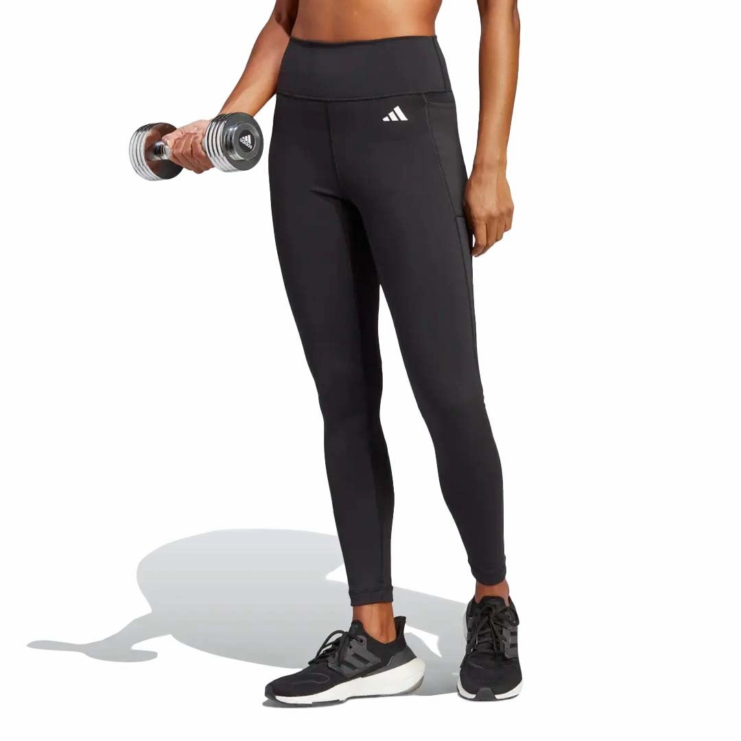 Flowy legs Slim wear adidas - Women's Train Essentials High Intensity 7/8 Leggings (HT5445)