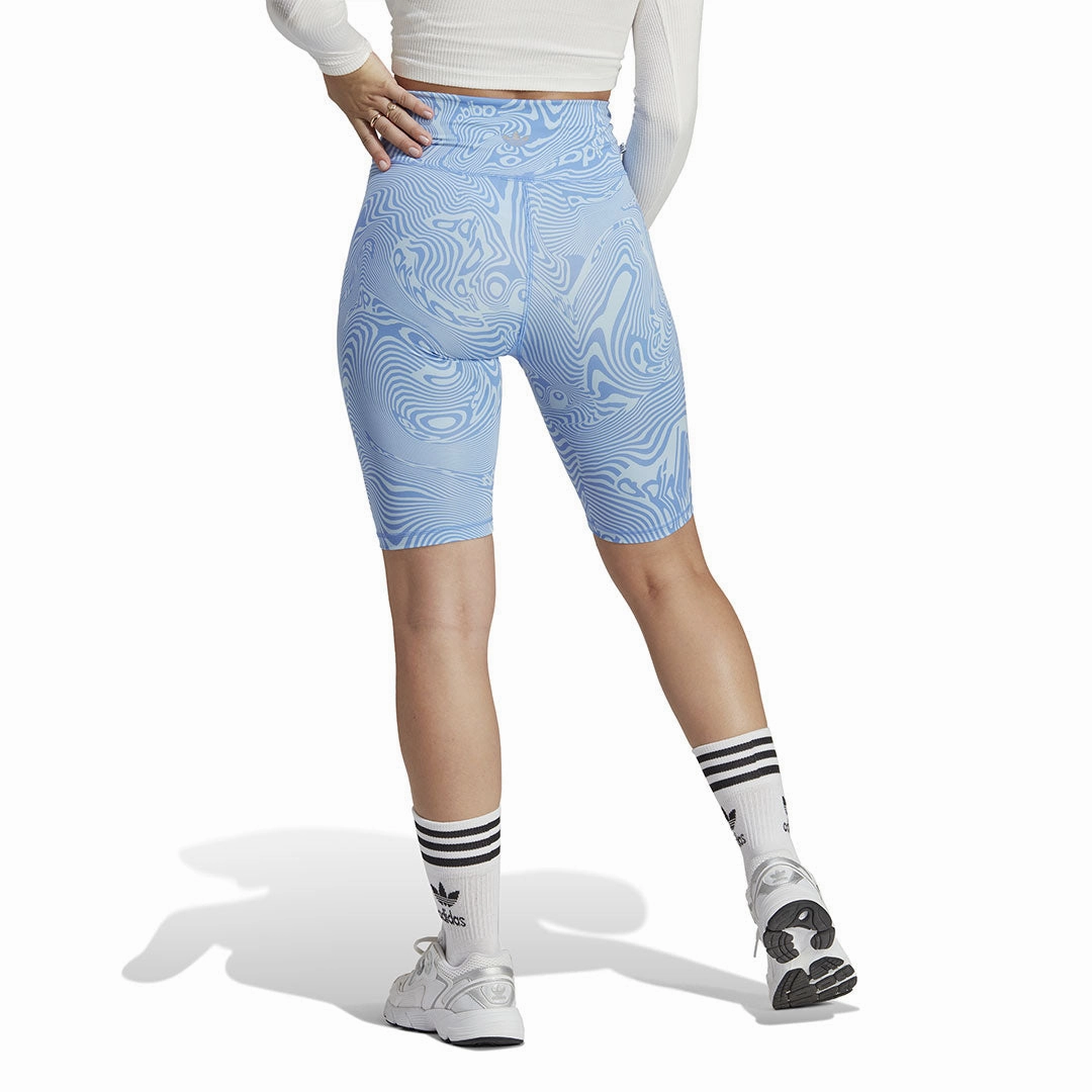 Stylish Fit Stylish Wear adidas - Women's Marble Print Bike Shorts (IC2267)