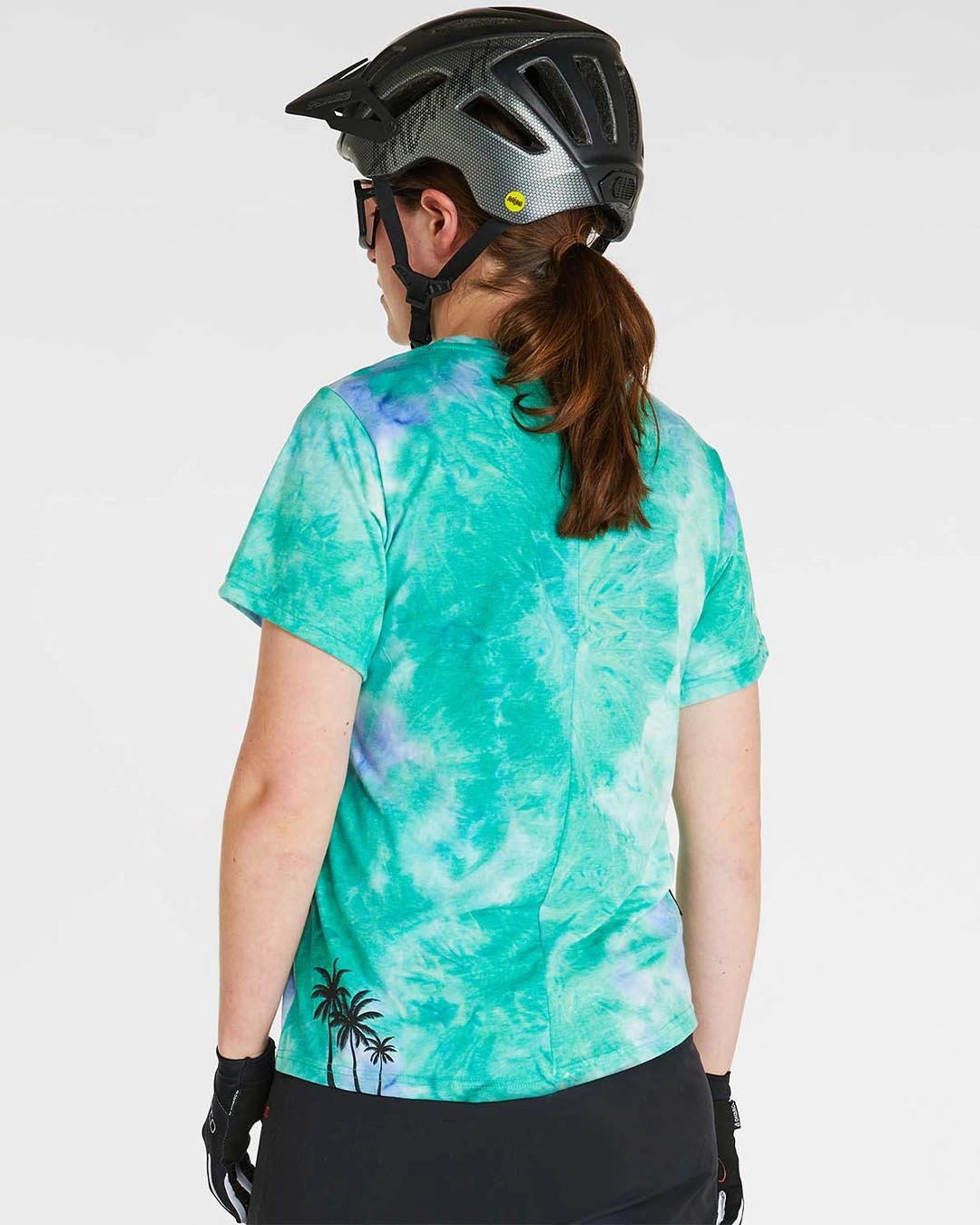 Womens Tech Tee | Tie Dye Animal print wildness Chic Casual Wear