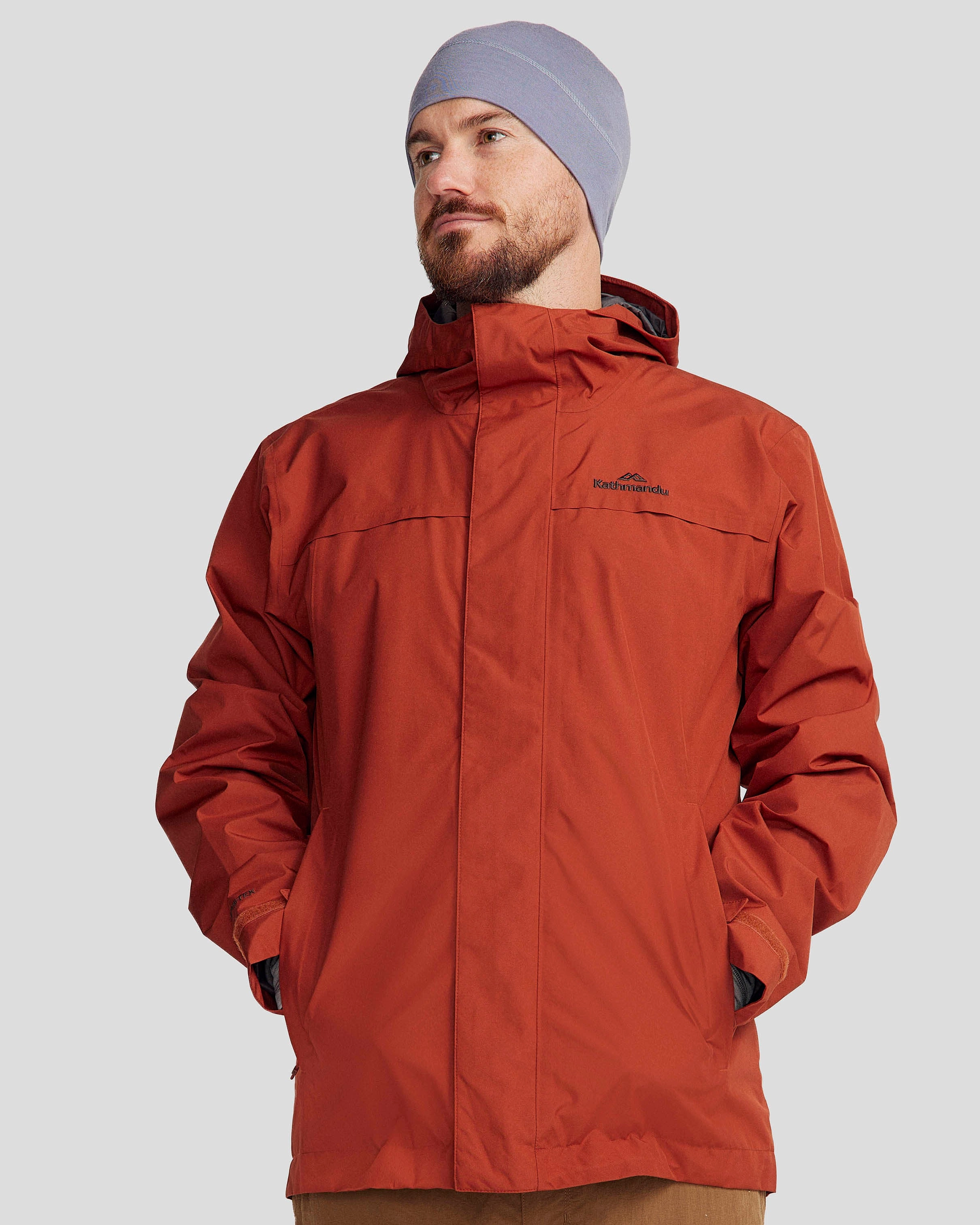 Men's Bealey 2L GORE-TEX? Rain Jacket - Redwood Heat Reflective Tech Sealed Seam Construction