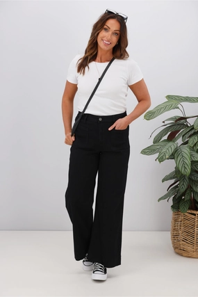 Body Shaping Budget Friendly Sport Flex Wakee Lizzy Jean Black