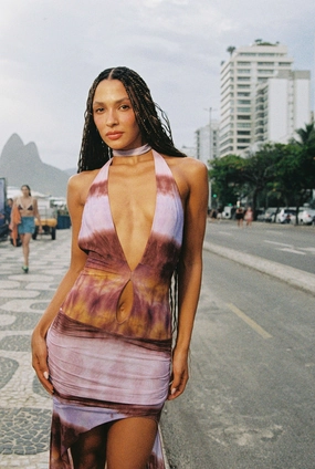 Guest Glam Hazel Tie Dye Maxi Dress - Equinox