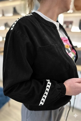 Rebel Club Love Jacket Black Ergonomic Tailoring Light Diffusing Fabric