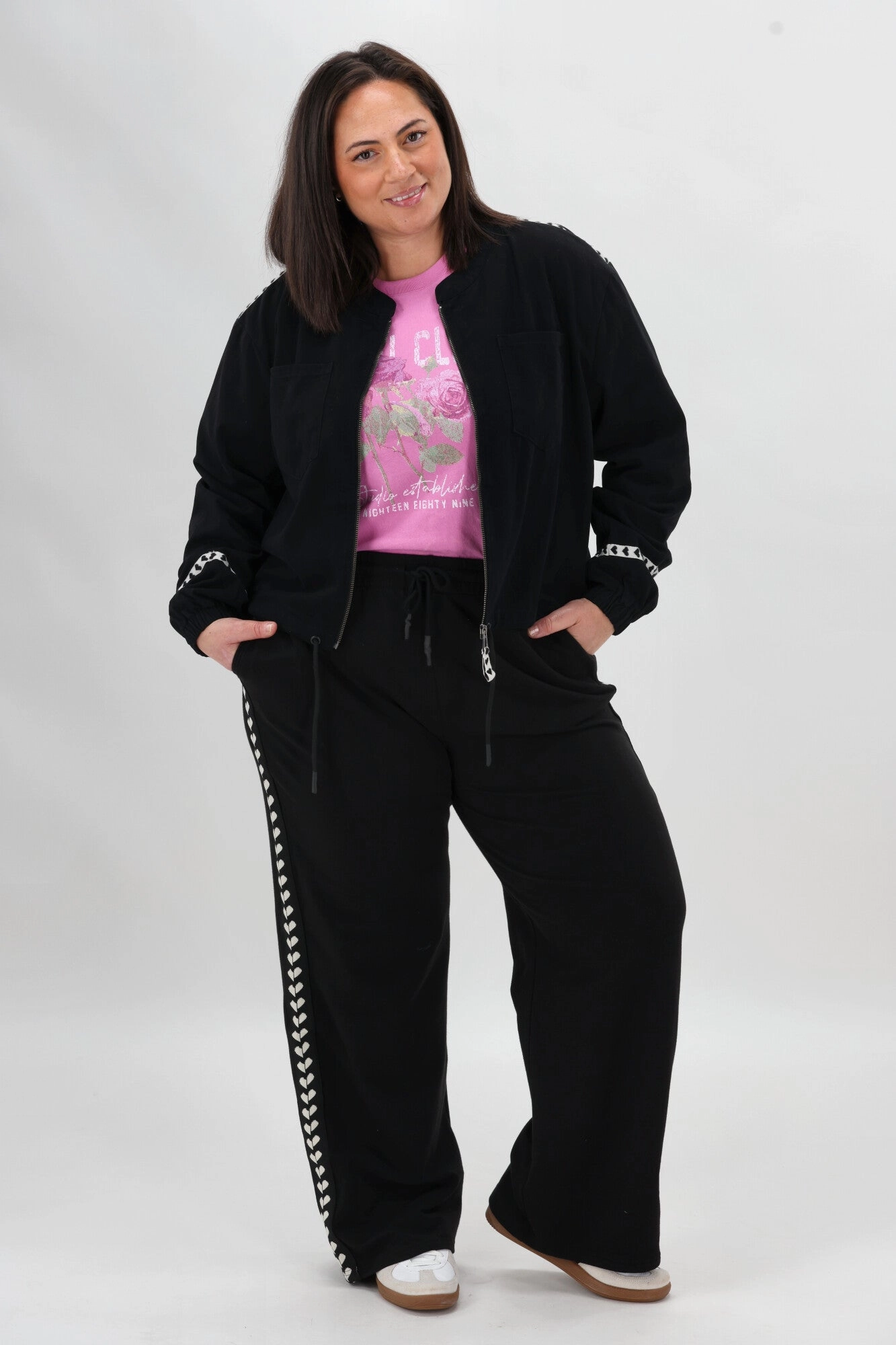 Rebel Club Love Jacket Black Double Stitch Reinforcement