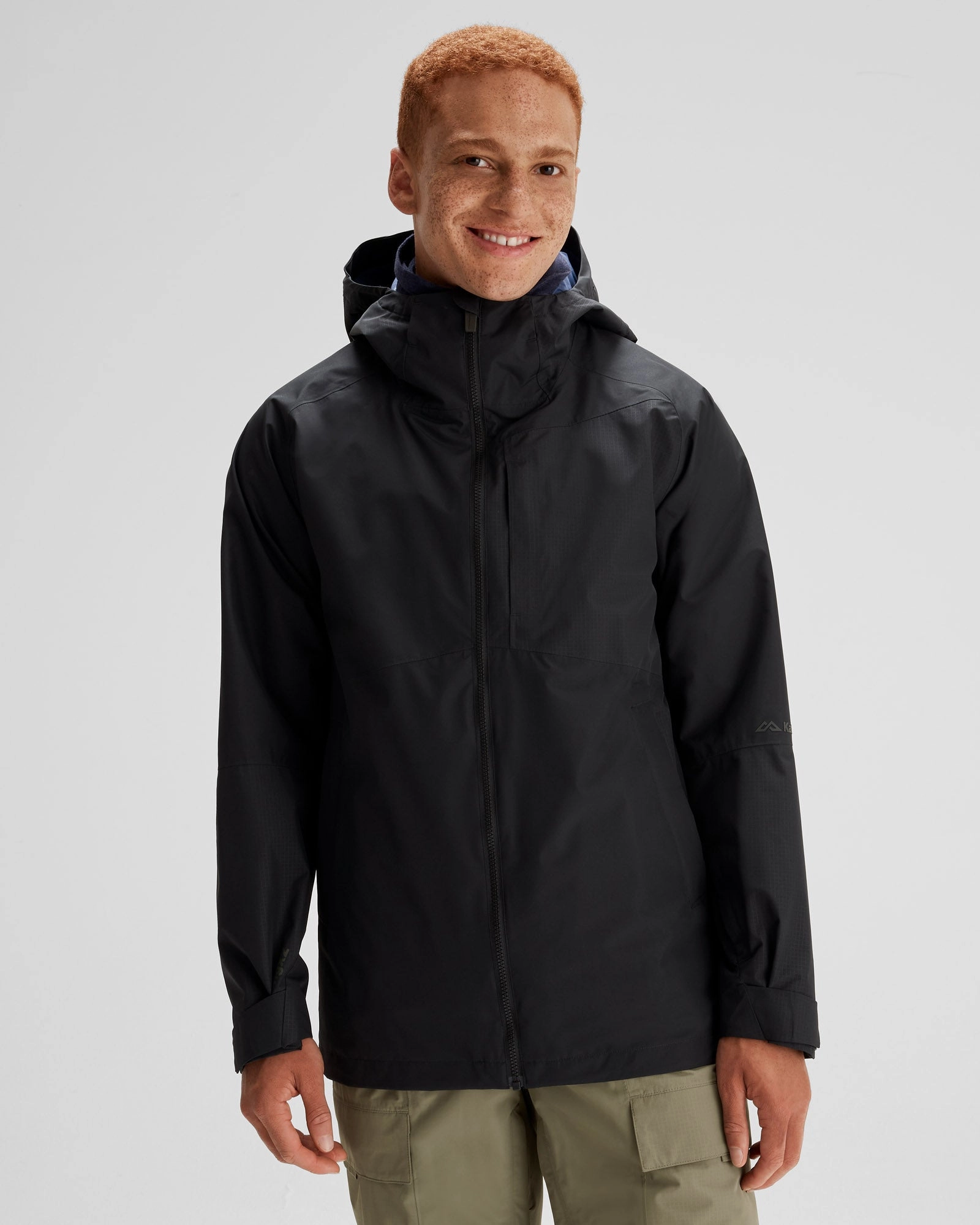Men's PWDR-Days 2L Shell Snow Jacket - Black Stingray Advanced Wickability System Layering Compatible Cut