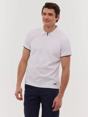 Comfort top Casual Ease Zanza Knit Polo Shirt