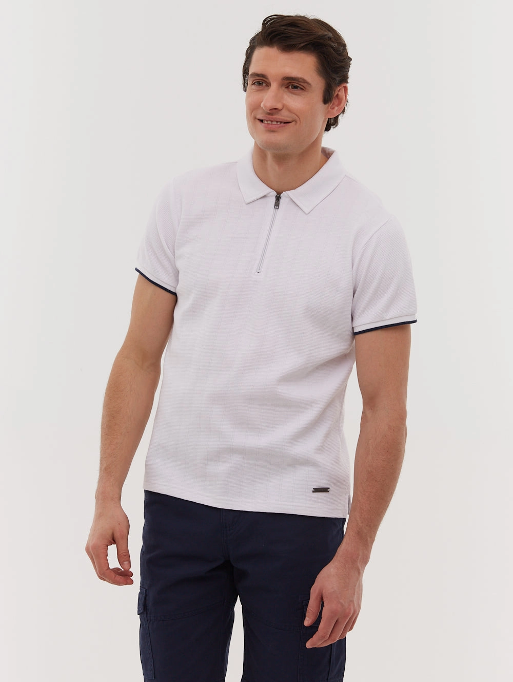 Comfort top Casual Ease Zanza Knit Polo Shirt
