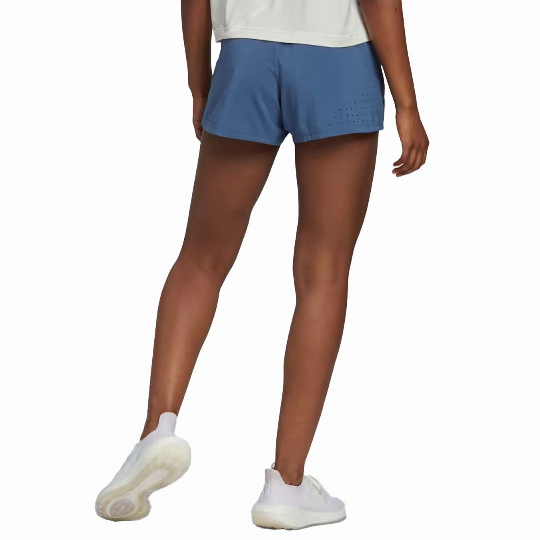 adidas - Women's Pacer Performance Shorts (HM4511) Neutral Shade Flexible Knee Panels