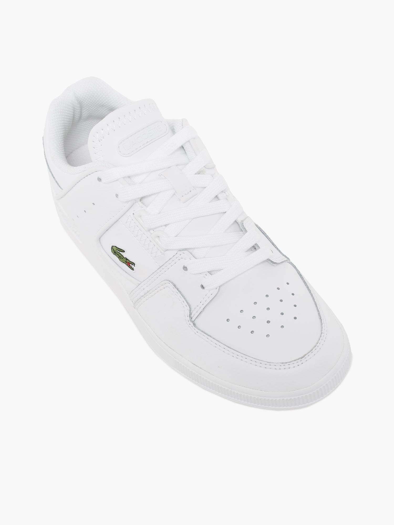 Court Cage 224 White White leather Sustainable Stitching Elastic Sling