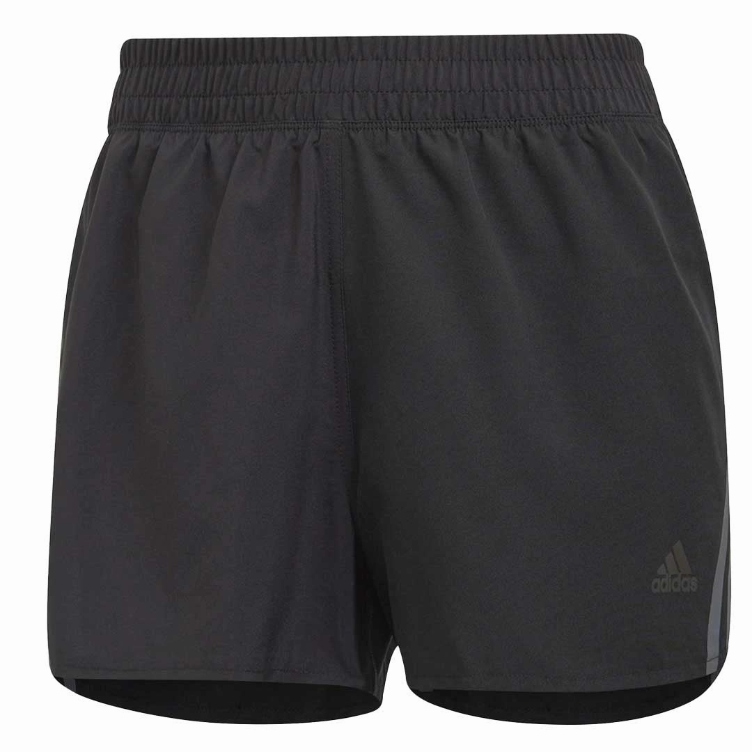 adidas - Women's Run Icons Three Stripes Running 4 Inch Shorts (H57185-4IN) Core Support