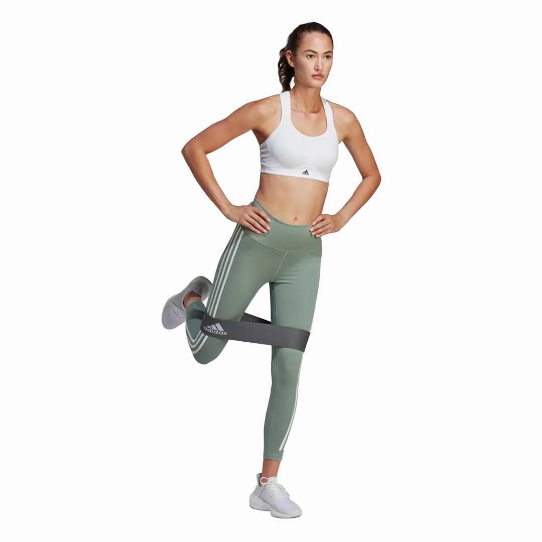 adidas - Women's Optime Train Icons 3-Stripes 7/8 Leggings (HR9595) Minimal Bulk