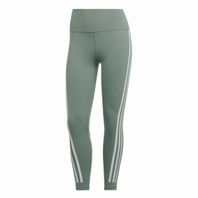 Outdoor Friendly BreathableFabric adidas - Women's Optime Train Icons 3-Stripes 7/8 Leggings (HR9595)