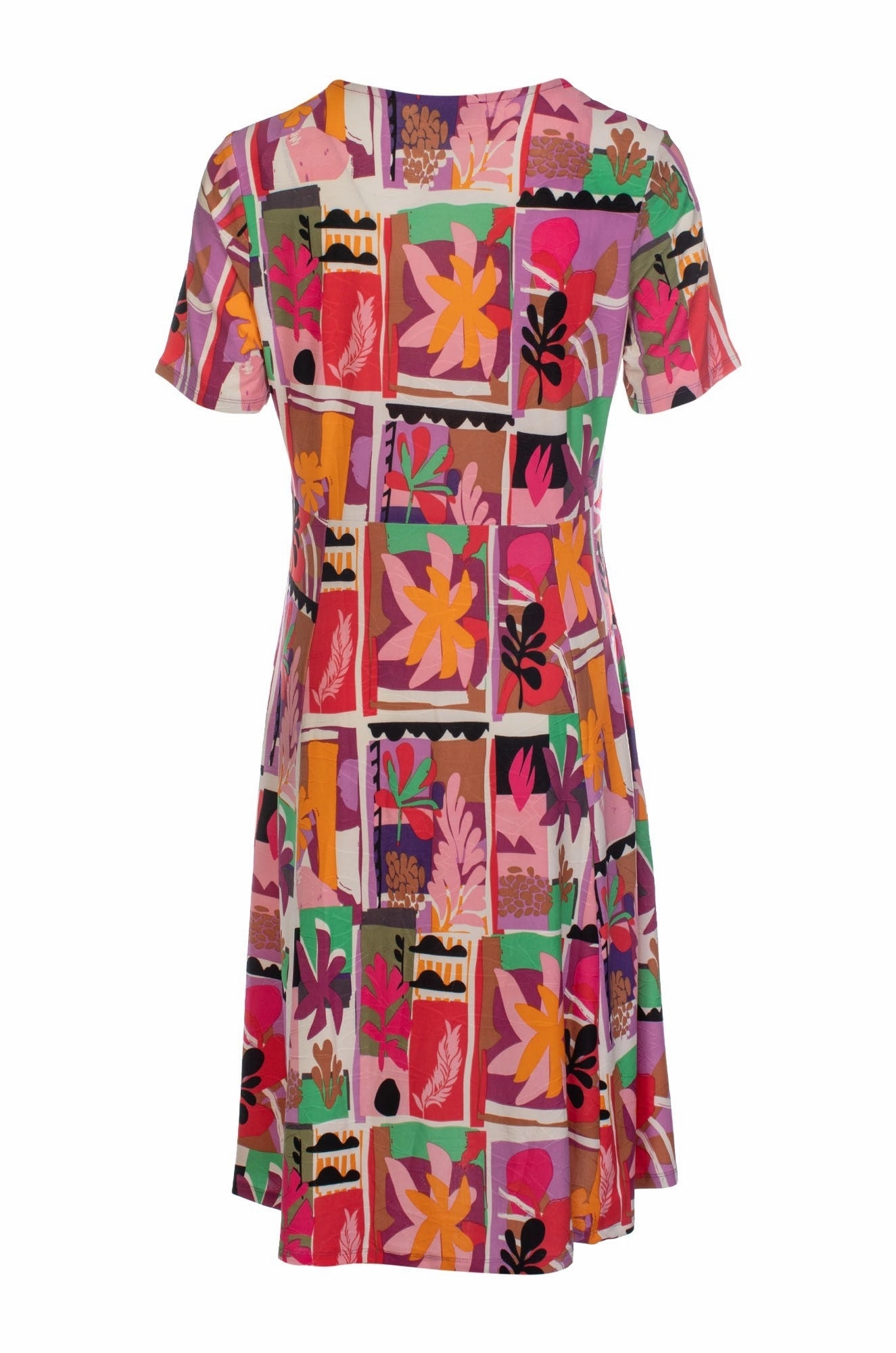 Dress | Multi Scenes | 7421C1 Comfortable travel dress Scoop-Neck