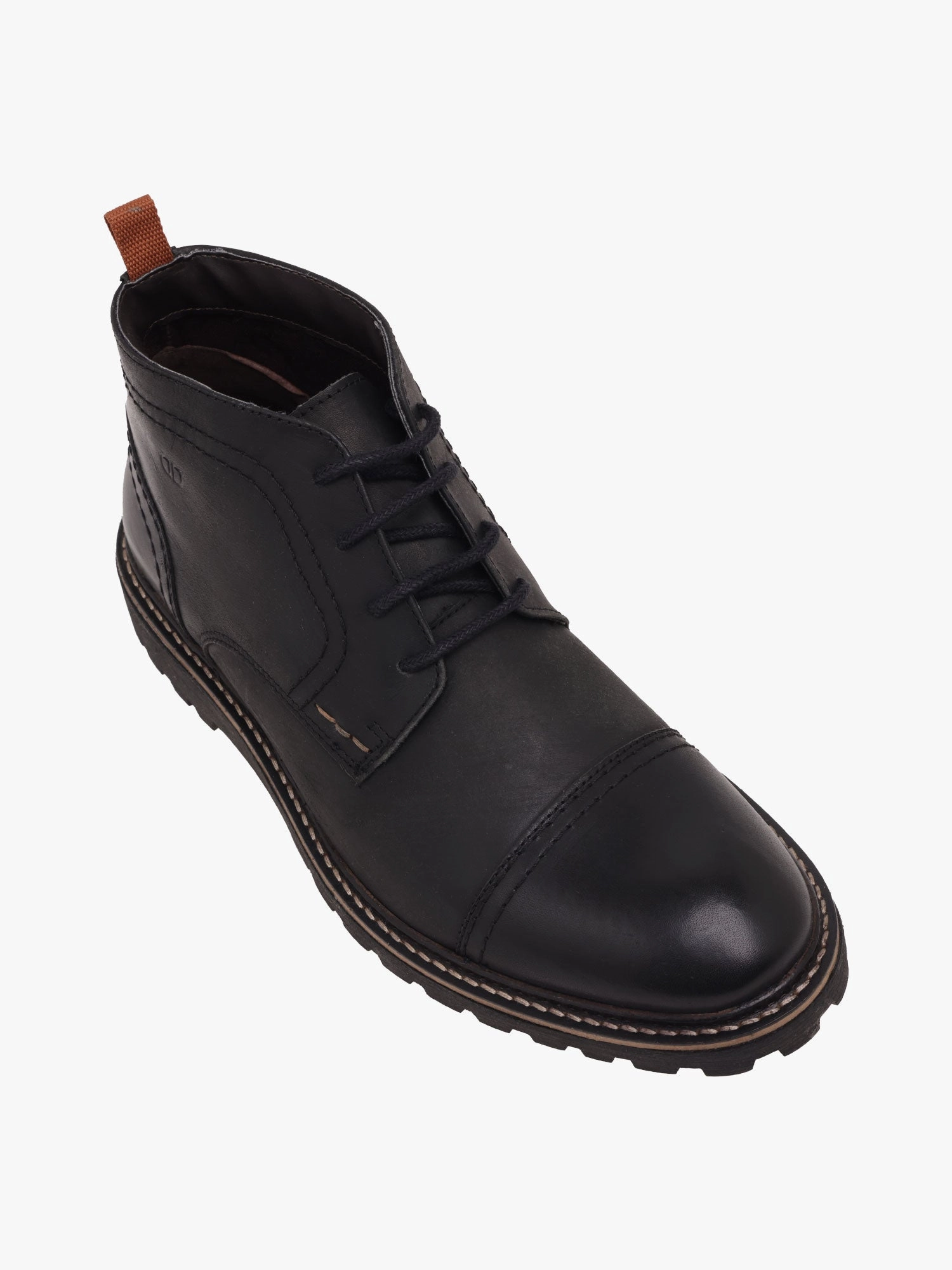 Cross Laced 295101001 Black Lea Mud Resistant Night Travel