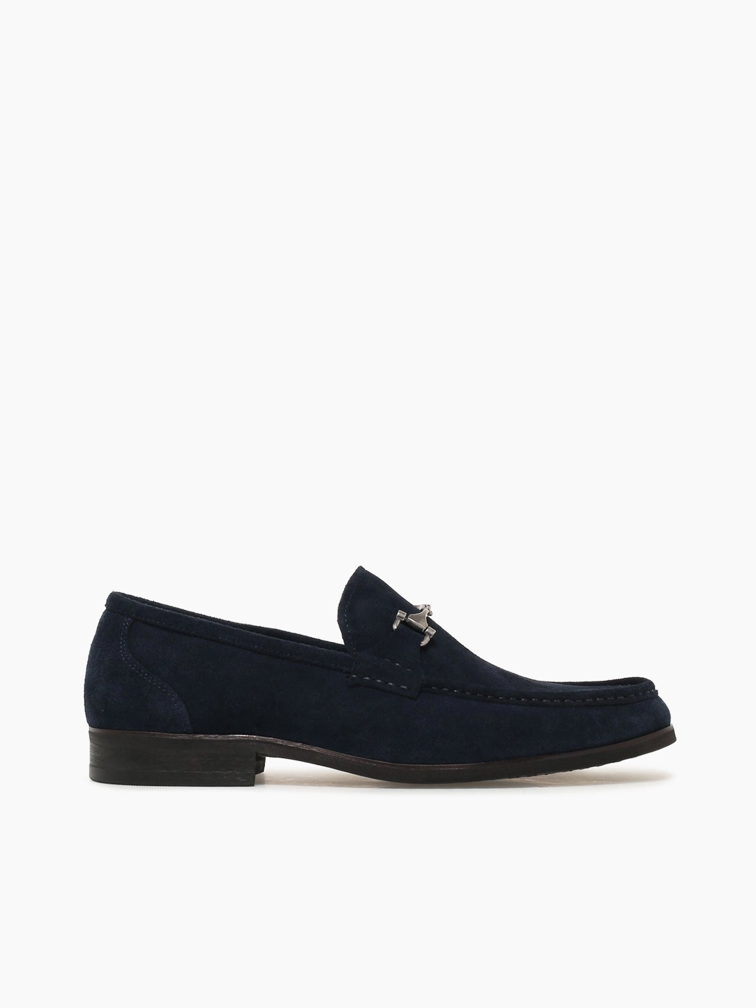 Darius Navy Suede Blake Stitched Sole