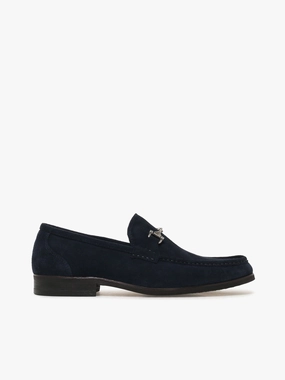 Darius Navy Suede Blake Stitched Sole