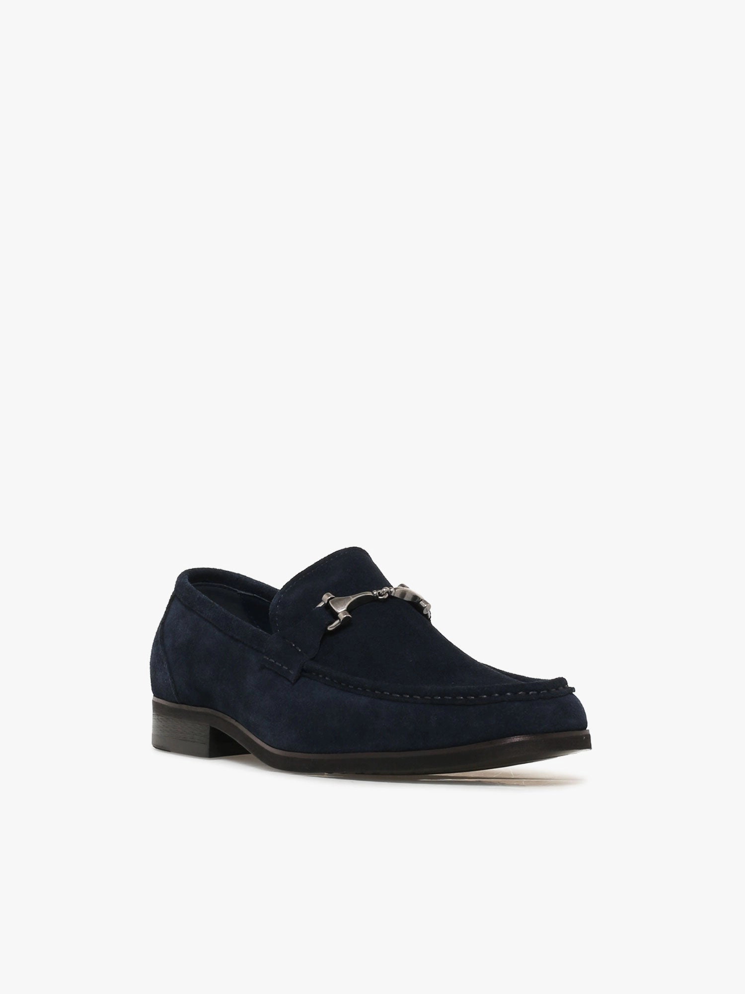 Darius Navy Suede Refined Layer Reliable Comfort