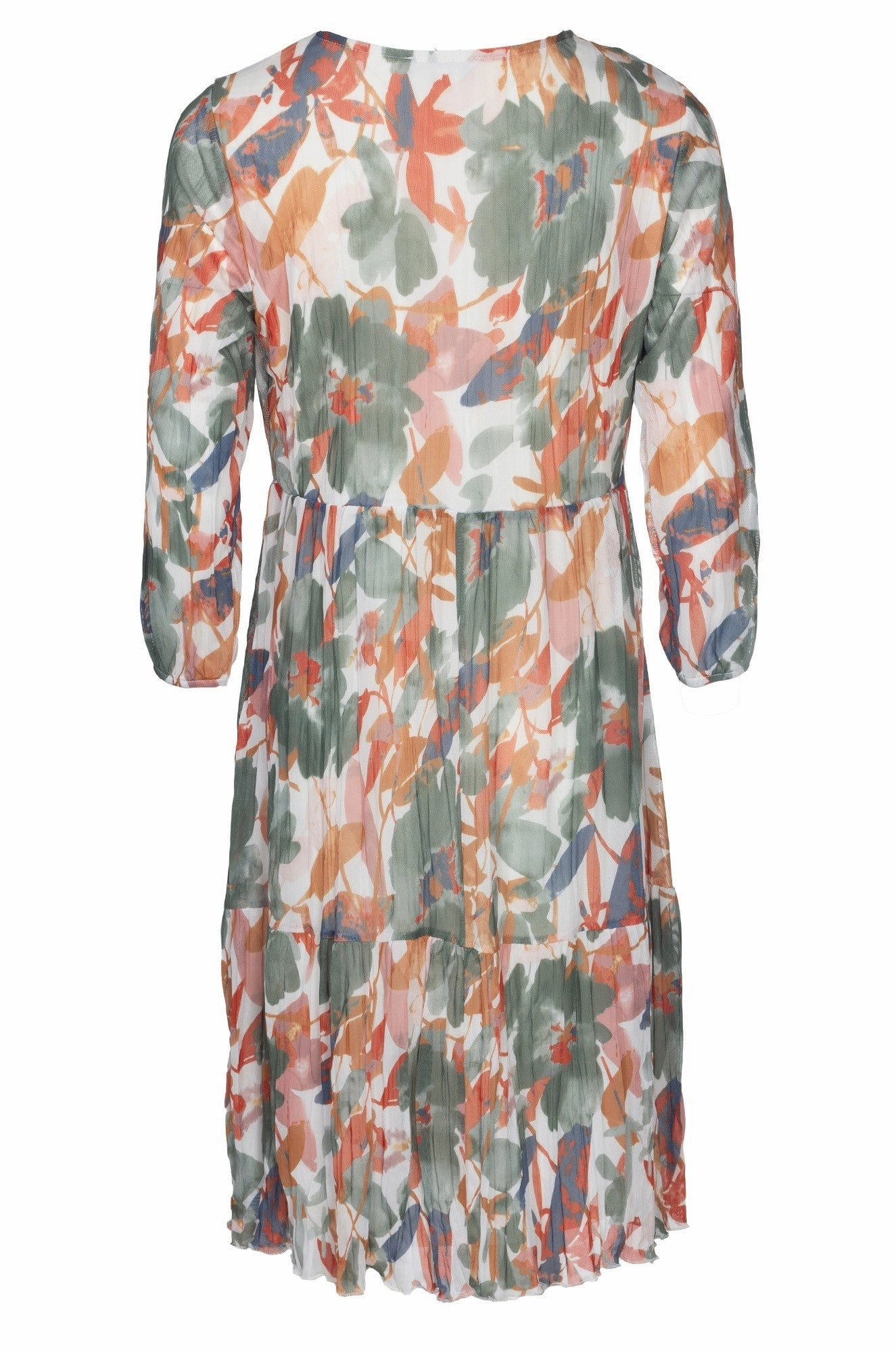 Crushed Mesh Dress | Olive Spice Garden | 4512B1 Trendy Design