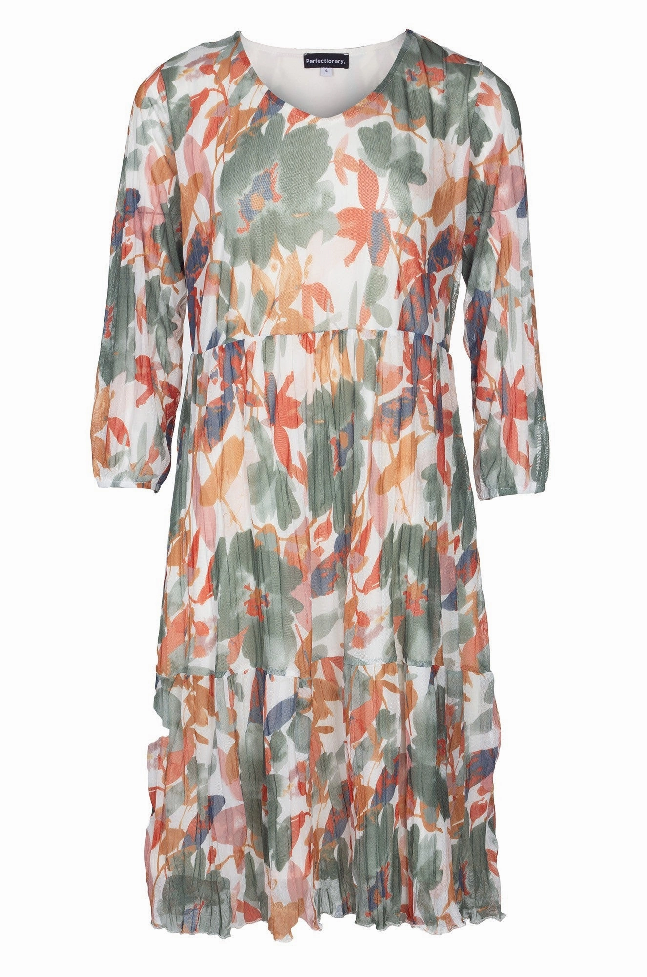 Crushed Mesh Dress | Olive Spice Garden | 4512B1 Style Base