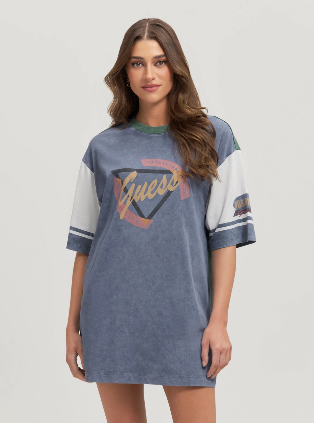 Fresh Energy Versatile Comfort GUESS Originals Western T-Shirt Mini Dress