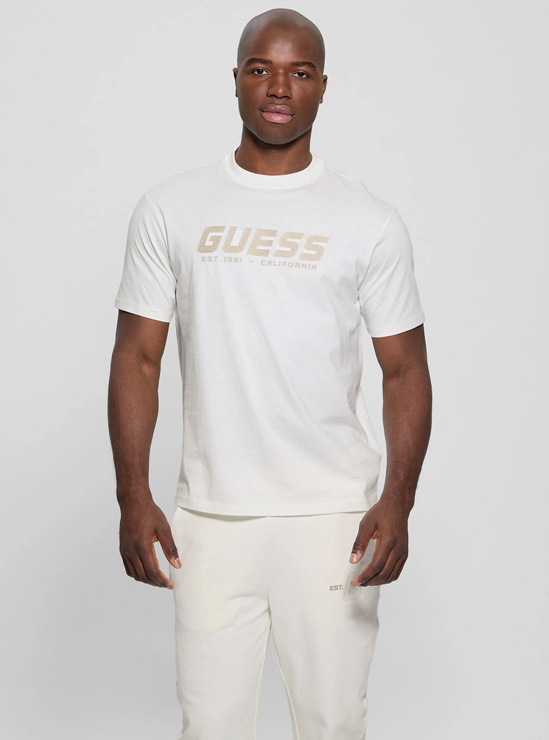 White Suron T-Shirt Hidden Zipper Durable Hem Stitching