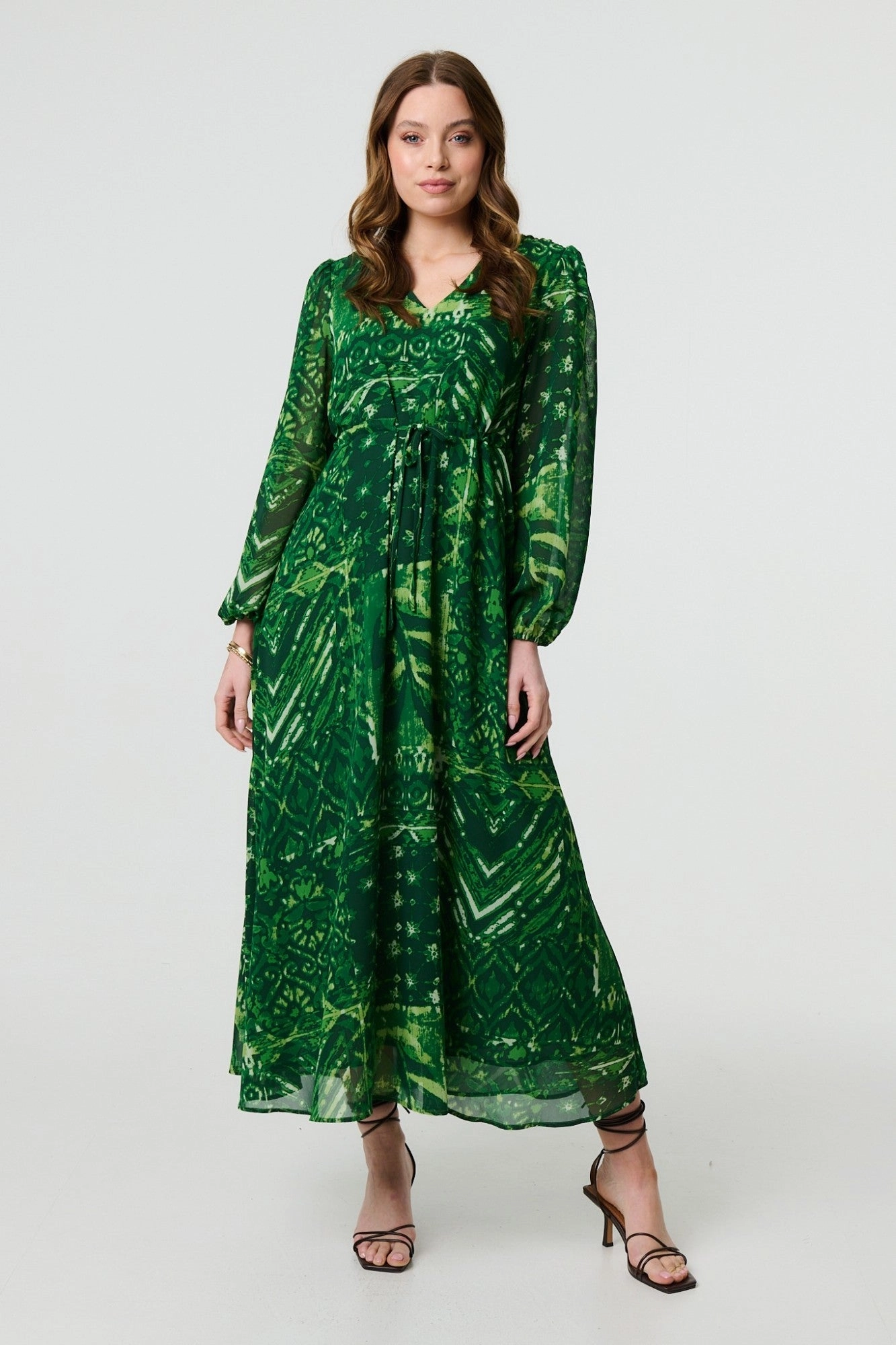 Relaxed Line Dress | GREEN | 13BB1