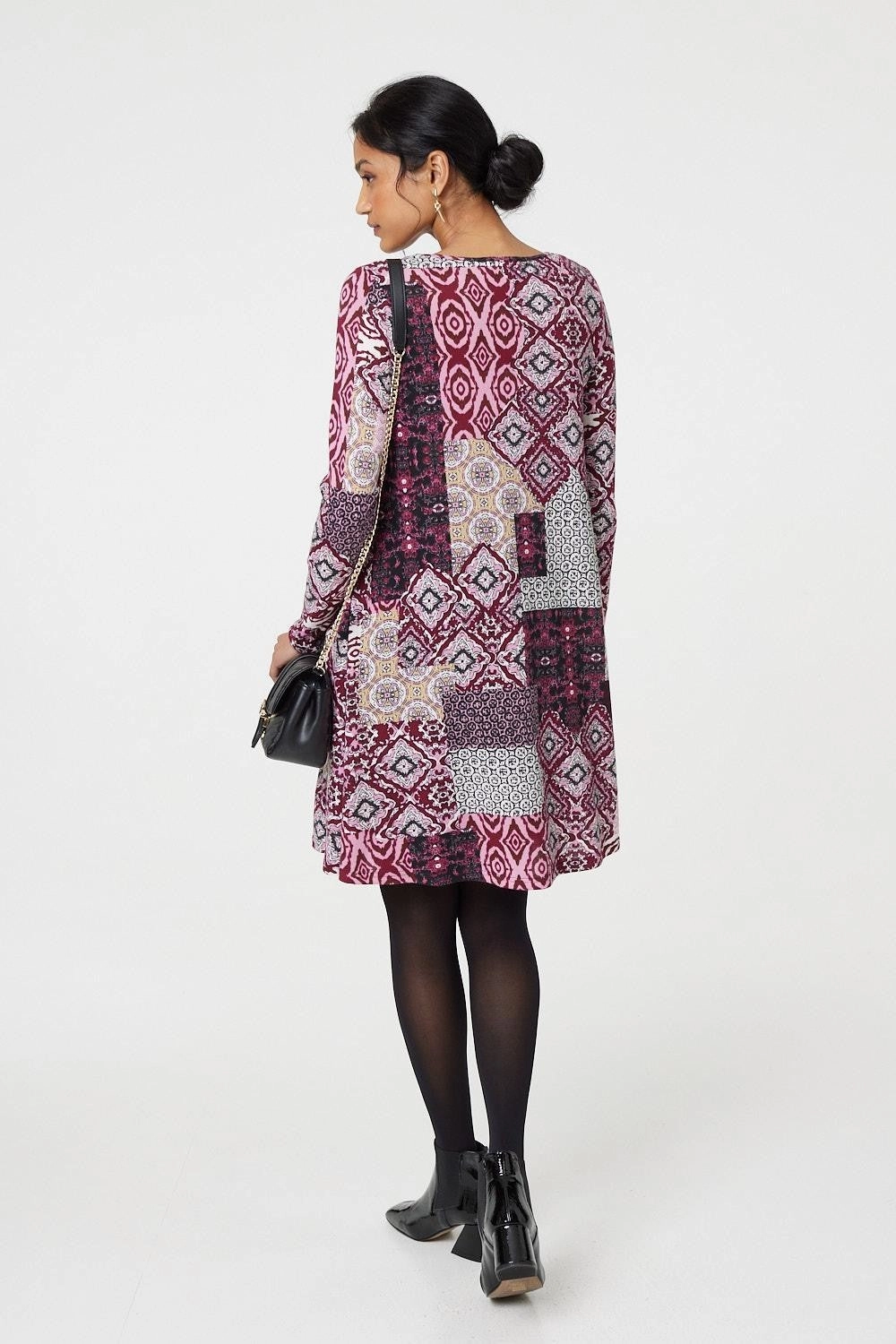 Dress | MULTI PINK | 23BB1 Outdoor Scene Trendy Vibes