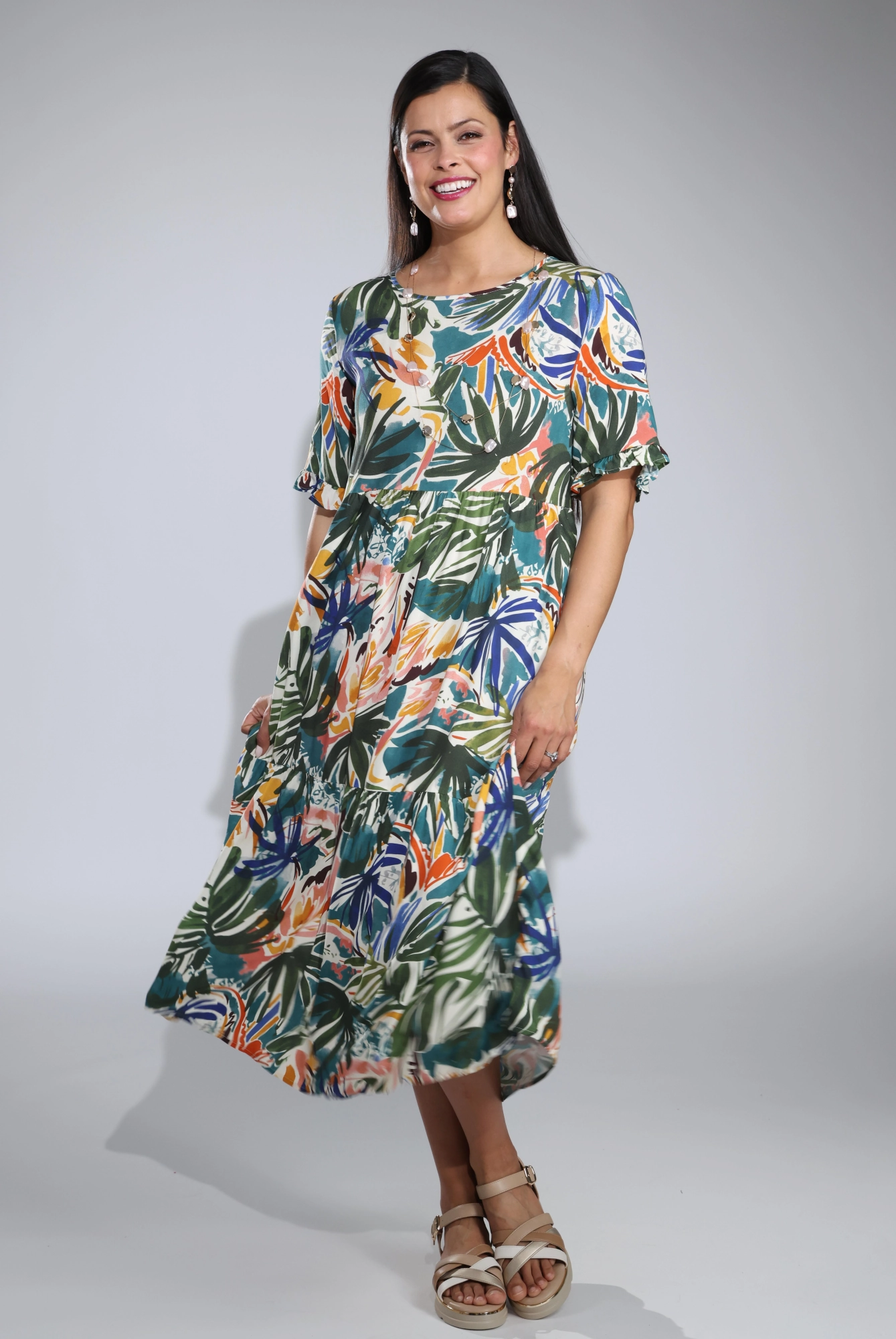 Smart and Elegant Dress | OLIVE JUNGLE | 7338C1