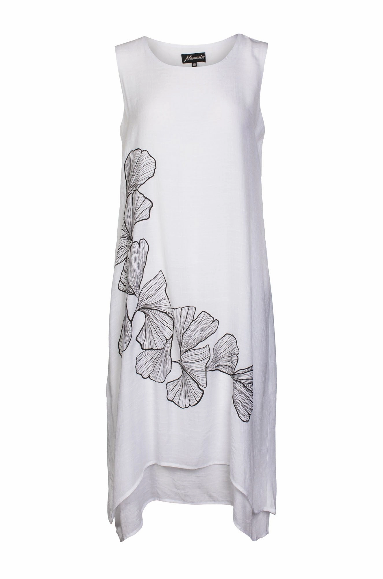 Dress | WHITE | 8834C1 Vibrant color Chilly Comfort Wear