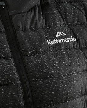 Women's Heli Down Parka Jacket - Black Eco Conscious Production