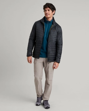 Heli R Men's novaLOFT Jacket - Black Stingray Taped Seam Construction Hidden Ventilation