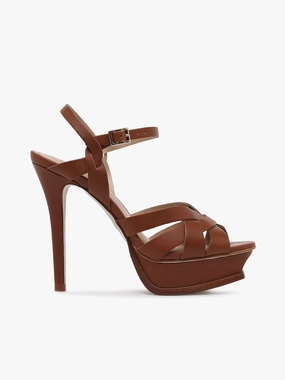 Cute Heels Kendal Cognac Leather