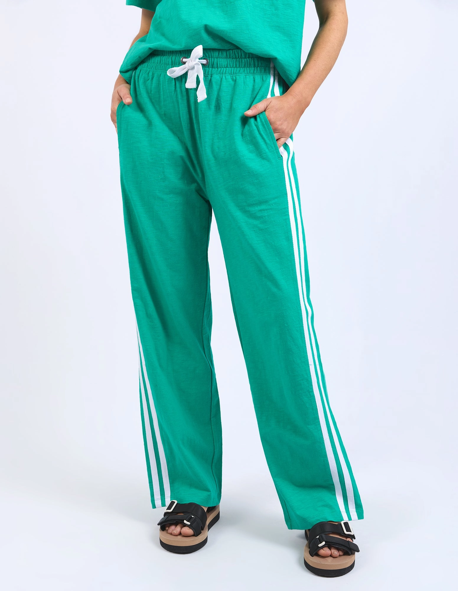 Soft and Stretchy Comfortable Layers Foxwood Power Pant Bright Green