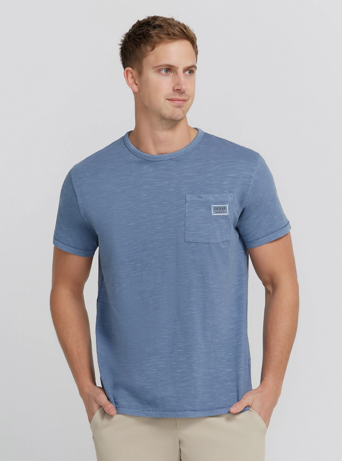 Eco Blue Siollan T-Shirt Tagless Labeling Flatlock Seam