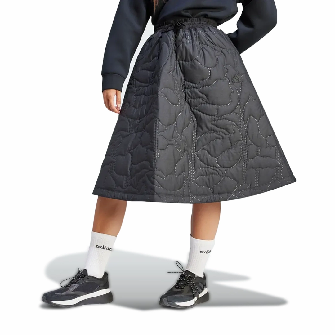 Minimalist Fit Water Repellent Coating adidas - Women's City Escape Quilted Skirt (HZ2877)