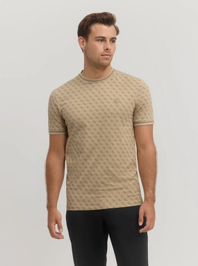 Eco Beige Marshall Active T-Shirt Tubular Body Construction Airflow Mesh Lining