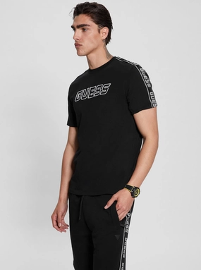 LowProfile Zipper Eco Black Arlo Short Sleeve T-Shirt