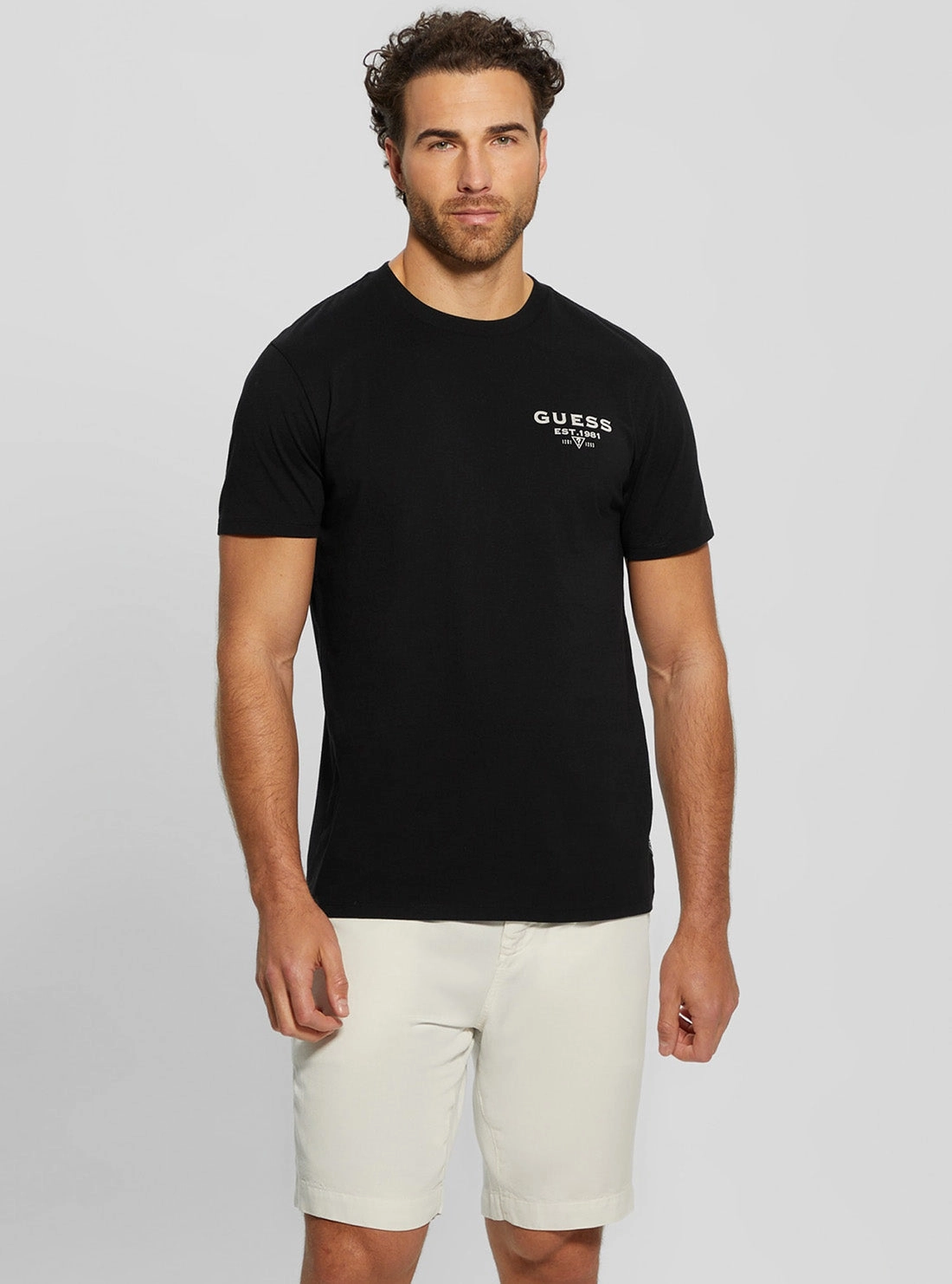 Eco Black Basic Classic Logo T-Shirt GarmentWashedFinish