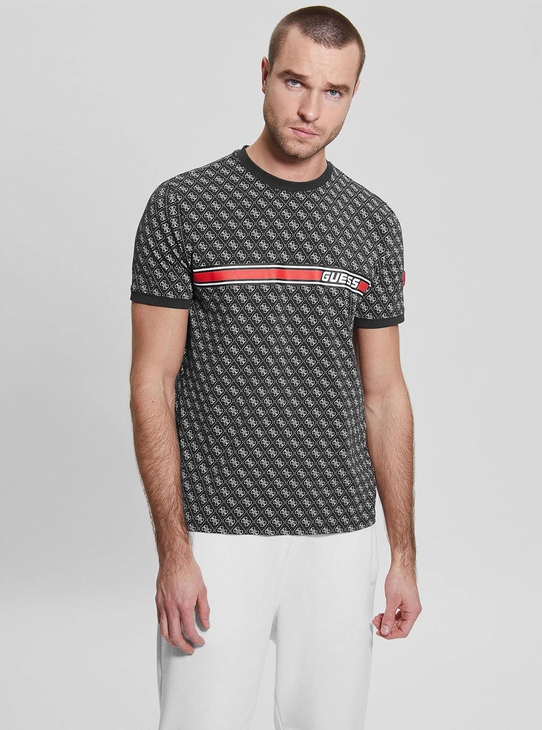 Eco Black Logo Jamey Active T-Shirt Sustainable Material Blend ShockAbsorbing