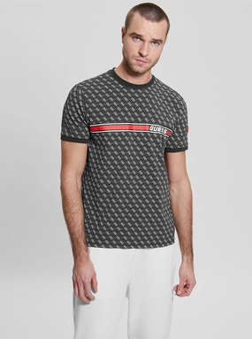 LowProfile Zipper EcoCertified Material Eco Black Logo Jamey Active T-Shirt