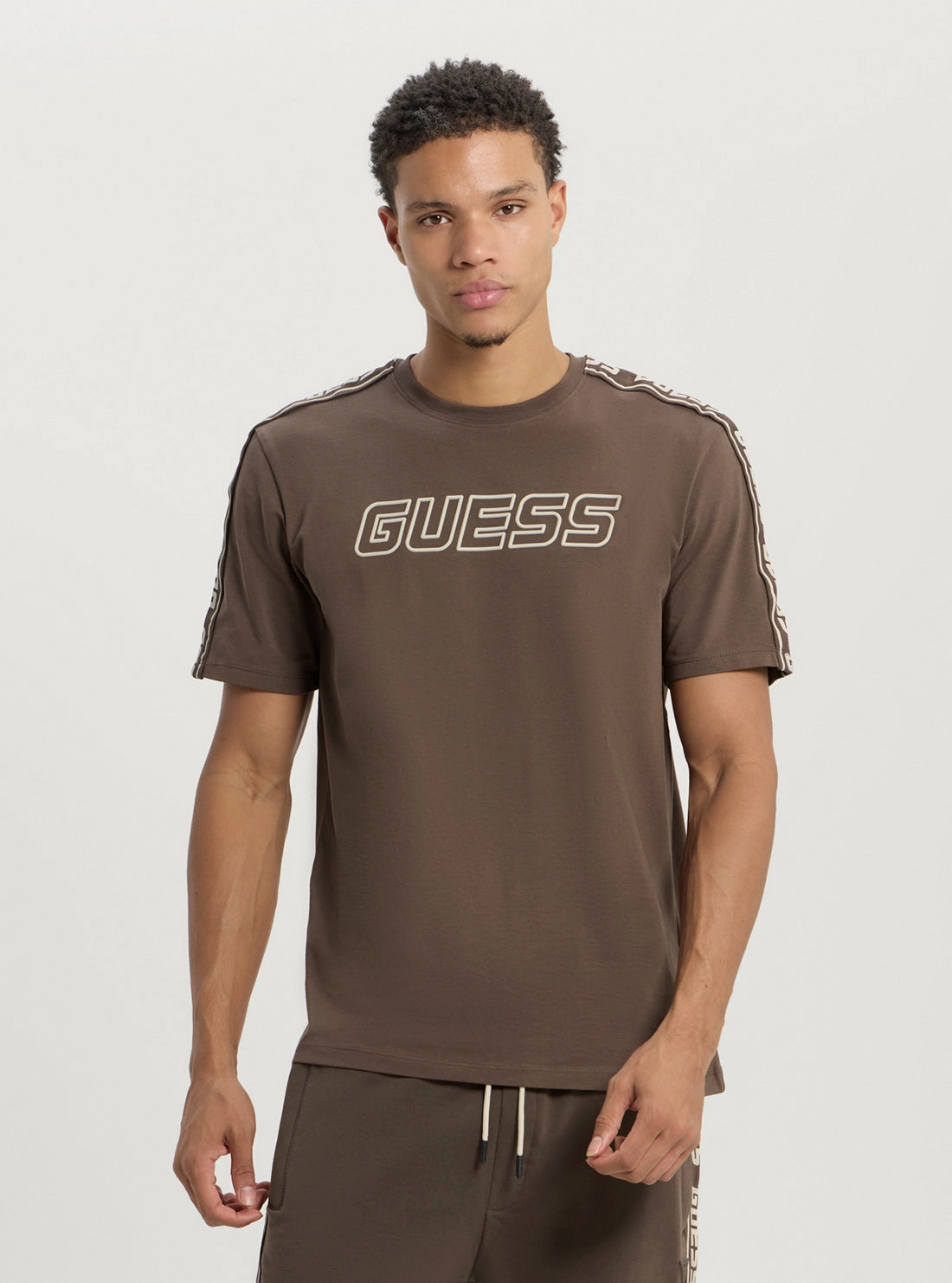 Eco Brown Arlo Short Sleeve T-Shirt EcoFriendly Material