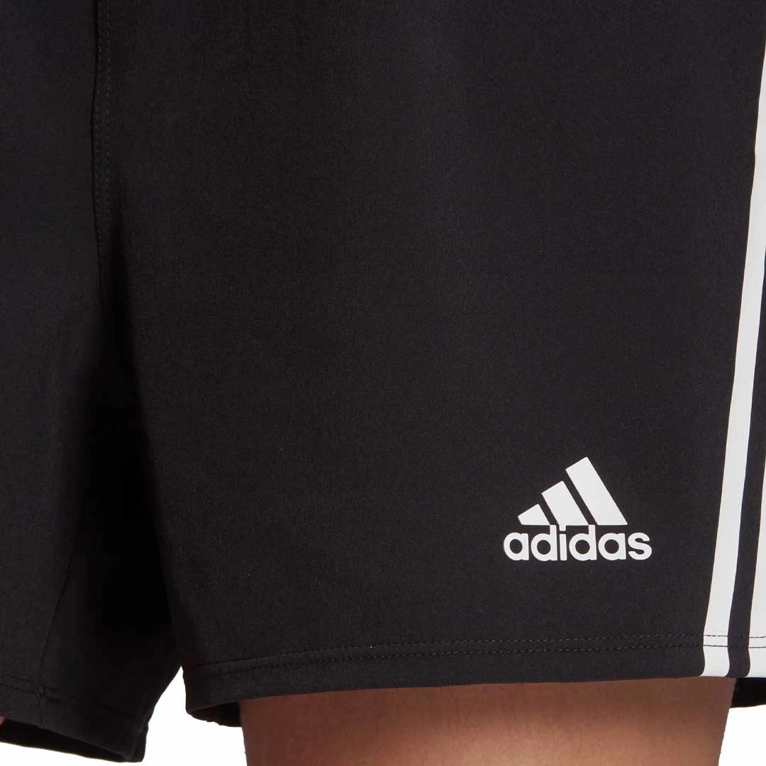Tangle Free Cuffs Tight Fit adidas - Women's Train Icons 3-Stripes Woven Shorts (HG1895)