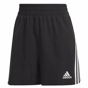adidas - Women's Train Icons 3-Stripes Woven Shorts (HG1895) Comfort Fit