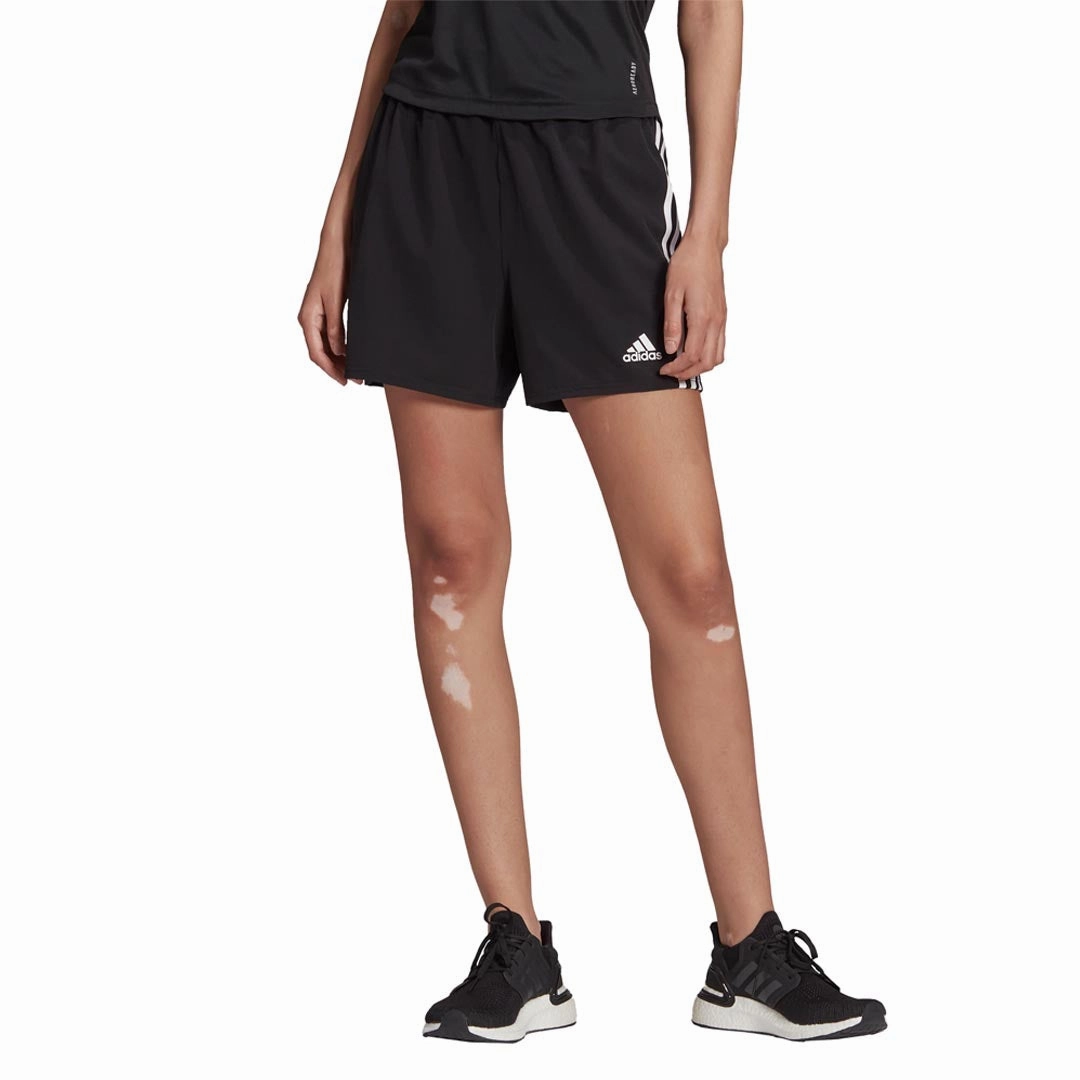 All Day Fit Supportive Fit adidas - Women's Train Icons 3-Stripes Woven Shorts (HG1895)