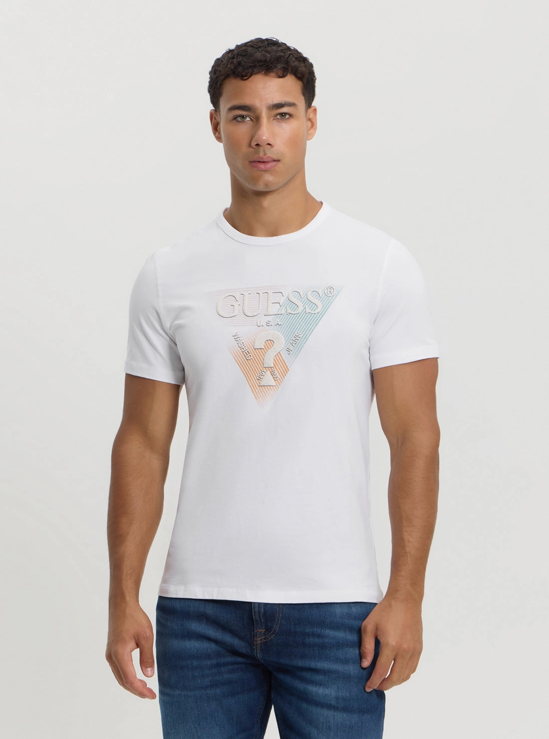 AllDay Comfort Eco White Logo T-Shirt